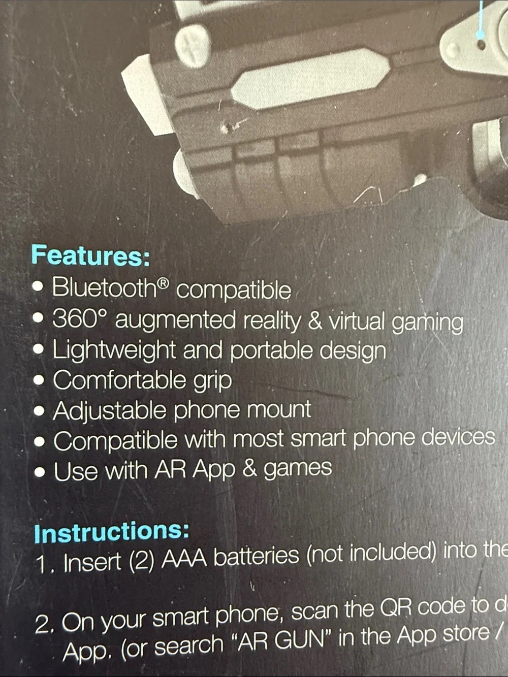 HYPE 🖤DELUXE🖤 AR GAMING GUN CONTROLLER FOR SMARTPHONE 🌟BNIB🌟